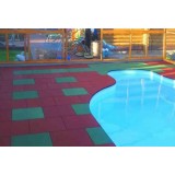 Резиновая плитка для зон отдыха